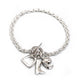 Hiho Silver - Sterling Silver Fob Bracelet With Equestrian Charms