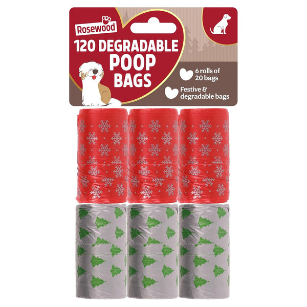 Rosewood Festive Poo Bags
