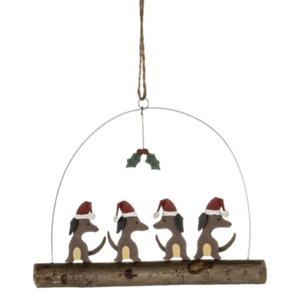 Shoeless Joe Sausage Dog Fest Stick Hanger
