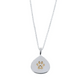 Reeves and Reeves Silver Pawprint Necklace
