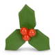 Petface Holly Latex Christmas Dog Toy