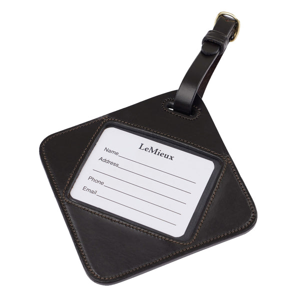 LeMieux Leather Luggage Tag - Brown
