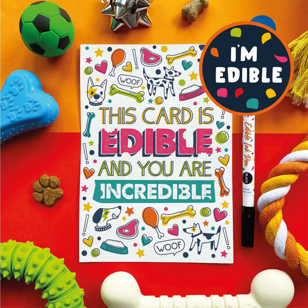 Scoff Paper Edible Incredible Edible Card