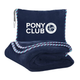 Official Pony Club 2-In-1 Blanket and Travel Pillow - Navy