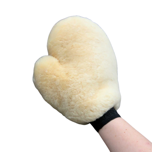 Lambskin Grooming Glove - Natural