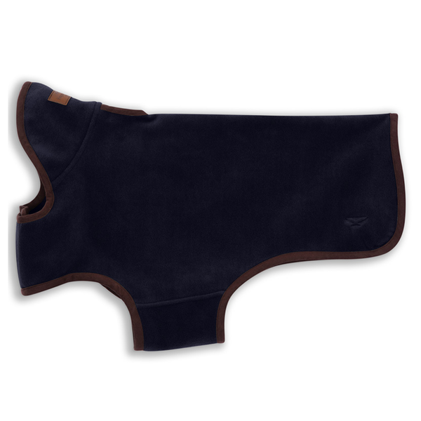Hoggs of Fife Stenton Fleece Dog Coat - Navy