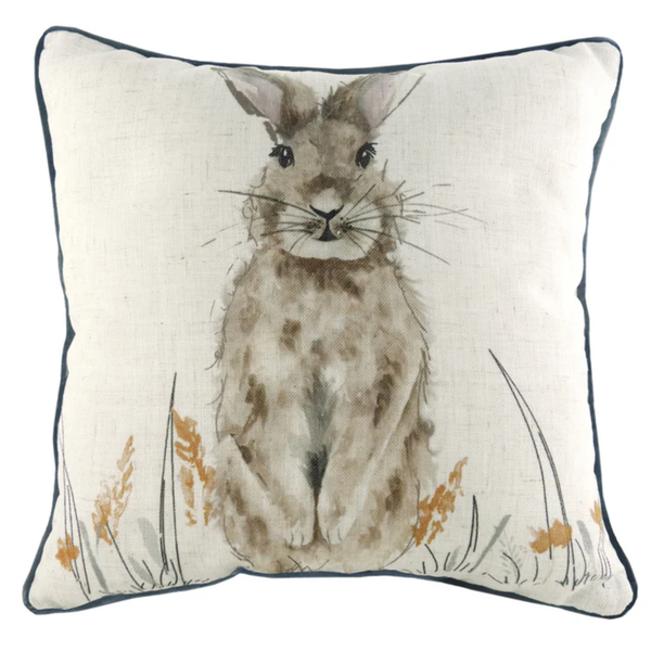 Evans Lichfield Oakwood Hare Square Cushion