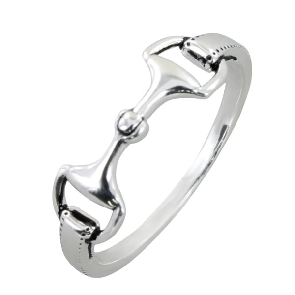 Reeves and Reeves Snaffle Ring with Stitch Detail