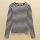 Joules Ladies Sophie T-Shirt - Navy Cream