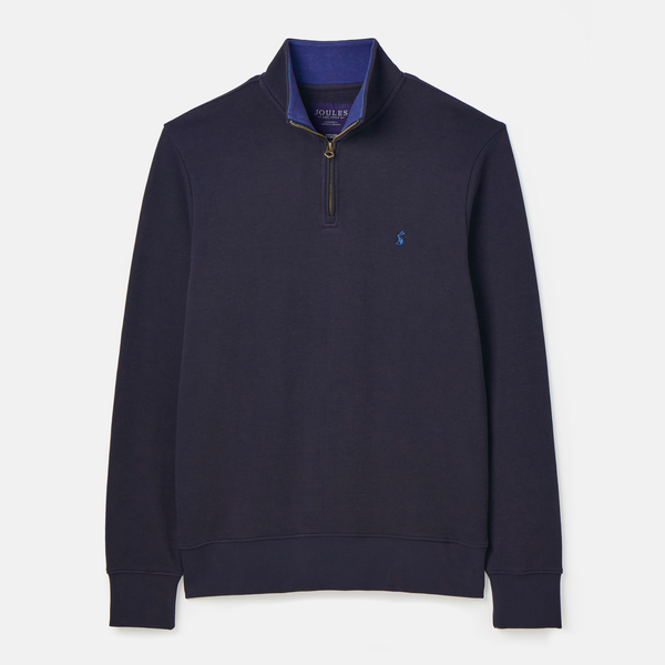 Joules Mens Alistair 1/4 Zip Navy