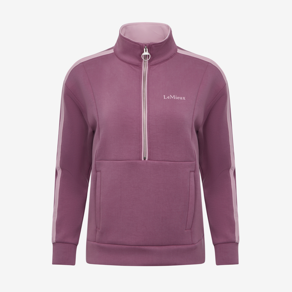 LeMieux Connie Half Zip Sweat - Mallow