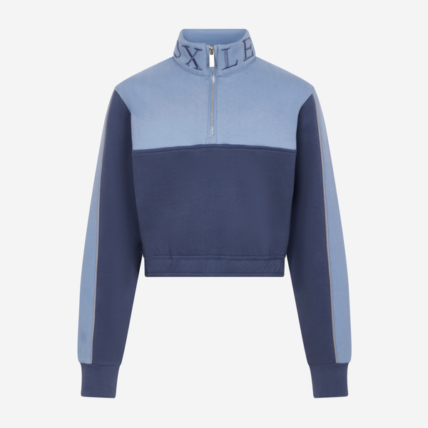 LeMieux Young Rider Cropped Kate Quarter Zip - Shadow