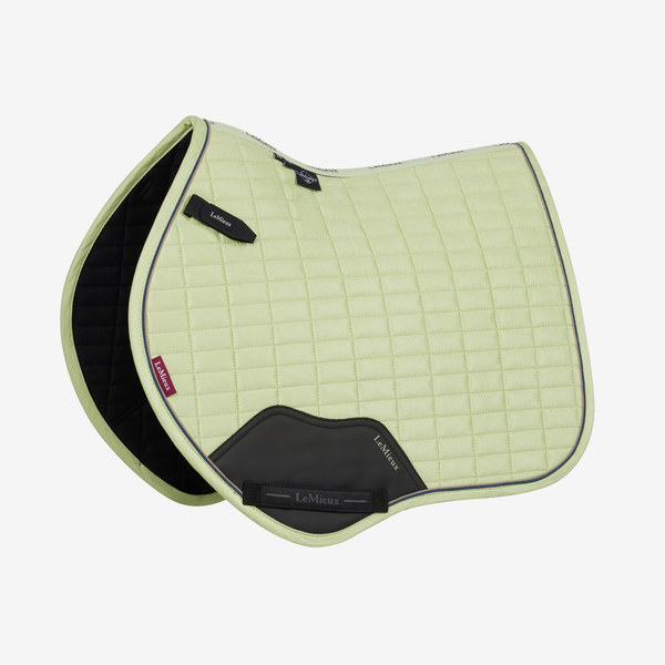 LeMieux Mini Suede Close Contact Square - Macaron