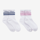 LeMieux Crew Sock 2 Pack - Shadow/Fondant