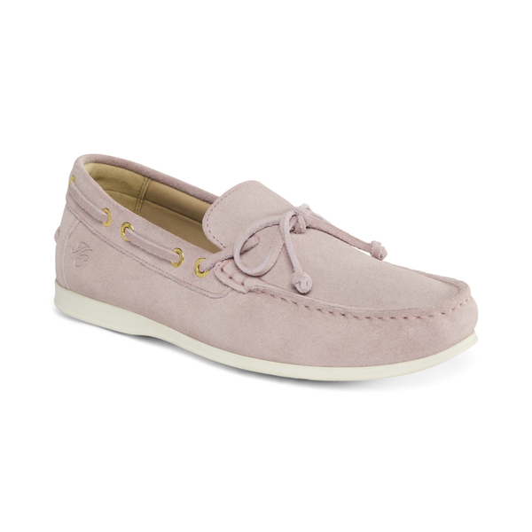 Holland Cooper Ladies Deck Shoe - Blush Suede