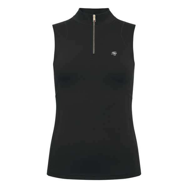Holland Cooper Ladies Chiltern Sleeveless Base Layer - Black