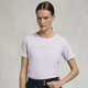 Holland Cooper Ladies Chiltern Crew Neck Tee - Dawn Pink