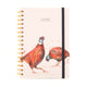 Meg Hawkins The Woodland' Pheasant Watercolour Design A5 Notebook