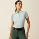 Ariat Ladies Taryn Polo Shirt - Starlight/Heather Grey