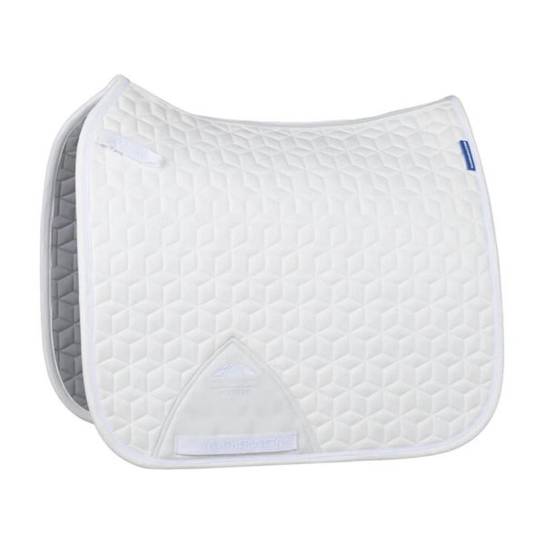 Weatherbeeta Suede Elite Air-Tec Dressage Saddle Pad - White