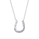Reeves and Reeves Pave Horseshoe Necklace