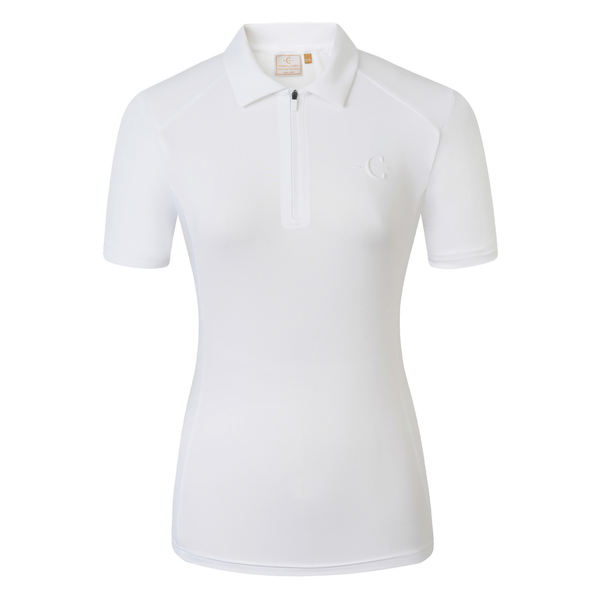 Covalliero Ladies Poloshirt - Plain White
