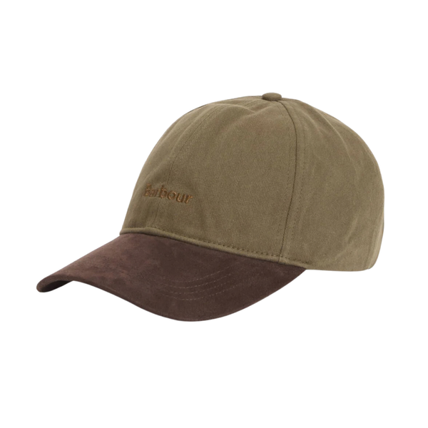 Barbour Langdale Cap - Olive/Brown