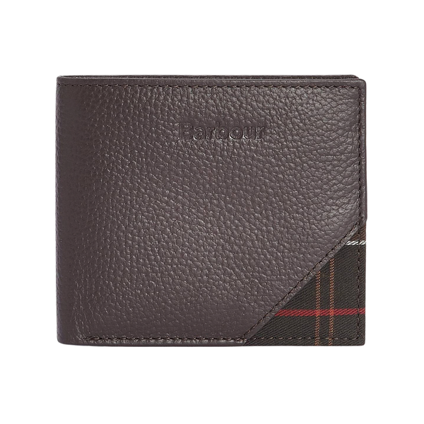 Barbour Tarbert Leather Wallet - Chocolate
