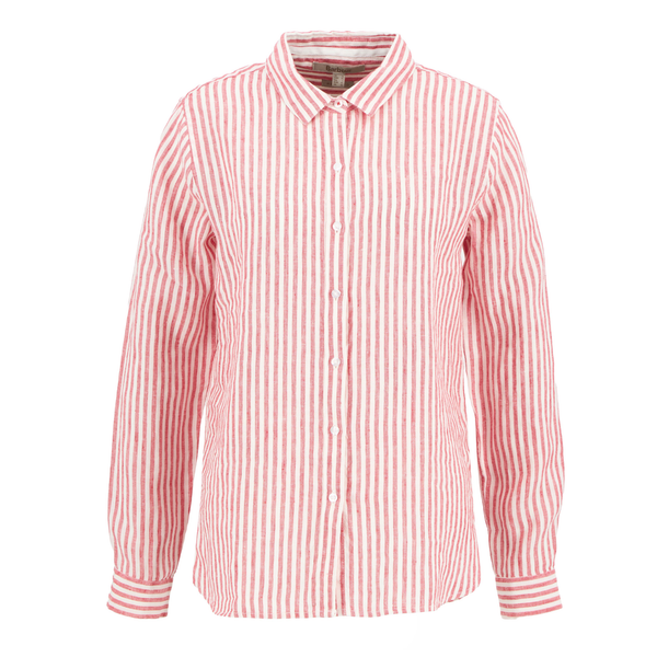Barbour Ladies Marine Shirt - Poppy Red Stripe