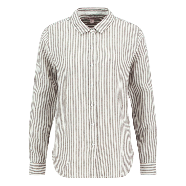 Barbour Ladies Marine Shirt - Dusky Khaki Stripe