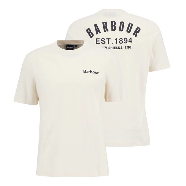 Barbour Mens Packling Relaxed Graphic T-Shirt - Neutral