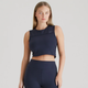 Ridgeline Ladies Infinity Crop Top - Navy