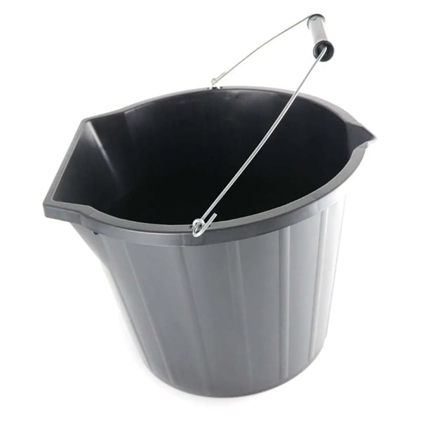 Lincoln Scoop and Pour Bucket - Black 14 Litre