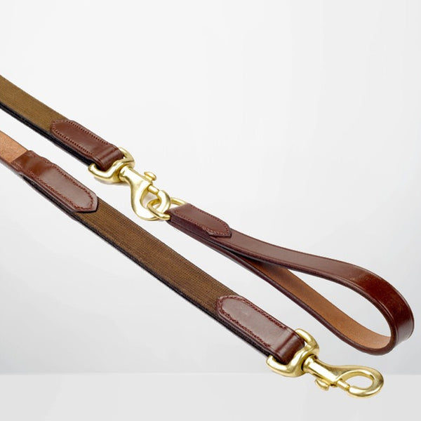 John Whitaker Elastic Draw Reins - Brown