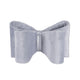 Rosewood Velvet Silver Bow