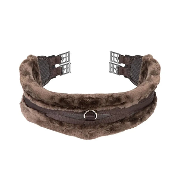 ARMA SupaFleece Contour Girth - Elastic - Brown