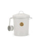 Scruffs Cantina 4L Steel Storage Pet Food Canister & Scoop - Light Grey