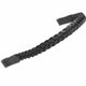 Shires Velociti GARA Plaited Browband - Black