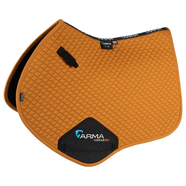 Shires Performance Jumping Saddlecloth - Mustard