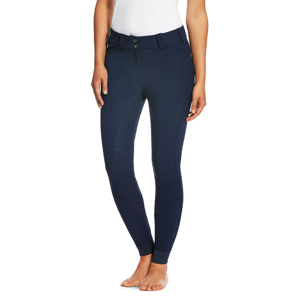 Ariat Ladies Tri Factor Grip Full Seat Breeches - Navy