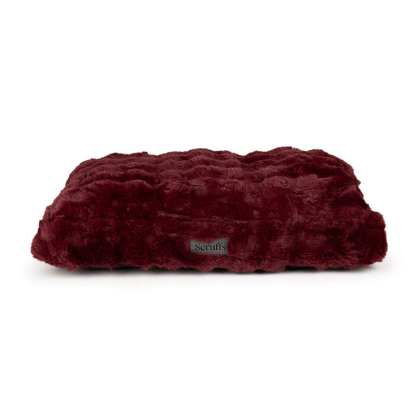 Scruffs Festive Fur Mattress - Burgundy