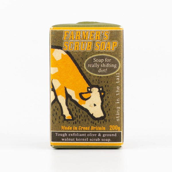 Farmers Olive and Walnut Shell Soap