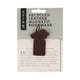 Recycled Leather Rabbit Bookmark