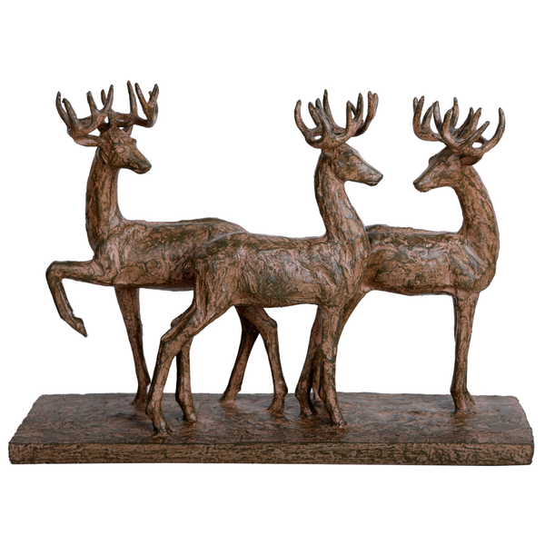 Rustic Woodland Trio of Stags