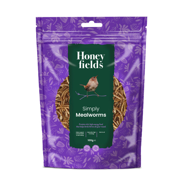Honeyfields Simply Mealworms - 100g