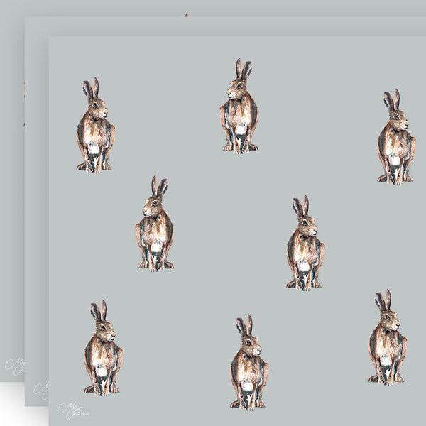 Meg Hawkins Hare Placemats - 4pk