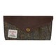 Harris Tweed Glass Case - Brown