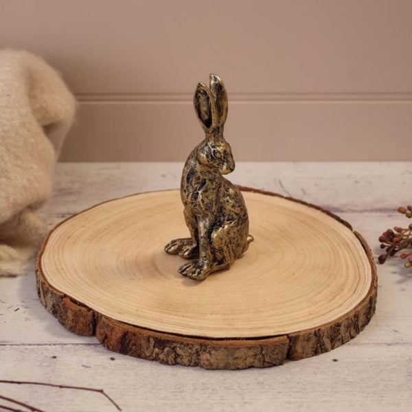 Langs Hare Sitting Bronze Ornament