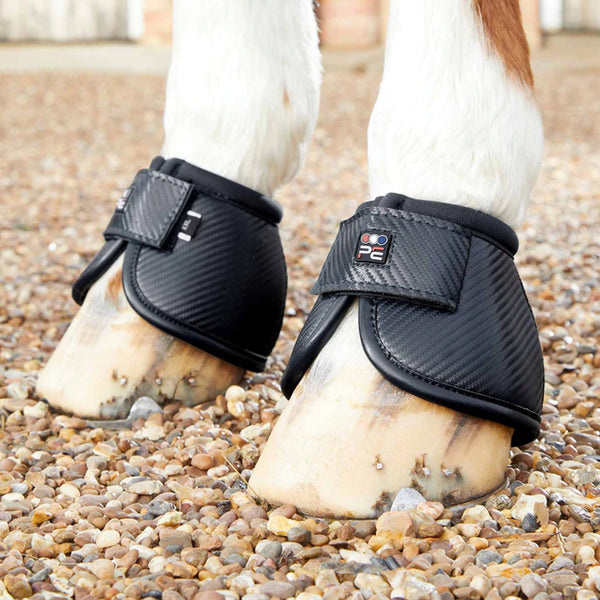 Premier Equine Kevlar No-Turn Over Reach Boots - Black