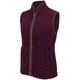 Hoggs of Fife Ladies Stenton Fleece Gilet - Merlot
